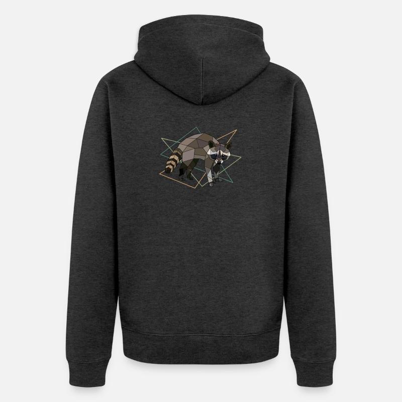 Rat de lavage - Veste à capuche bio Premium Unisexe - anthracite chiné