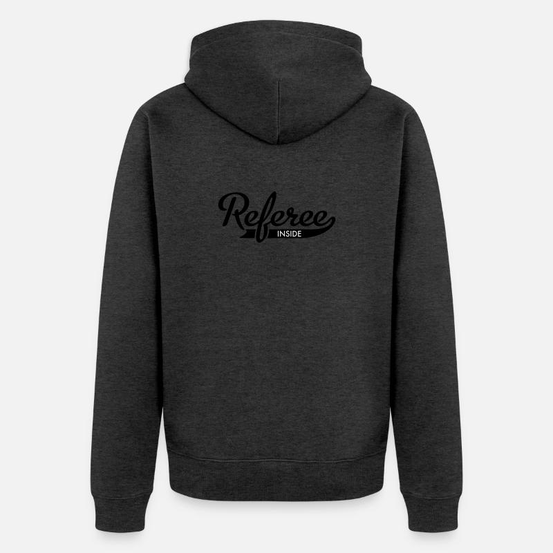 6254398 15941024 referee - Veste à capuche bio Premium Unisexe - anthracite chiné