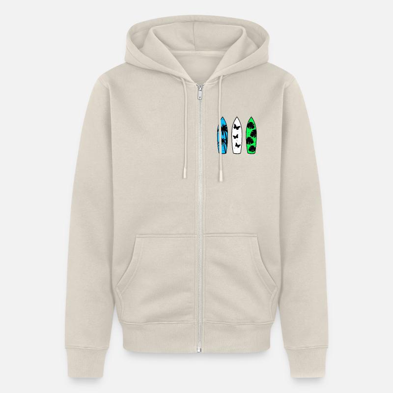 Planches - Veste à capuche bio Premium Unisexe - beige