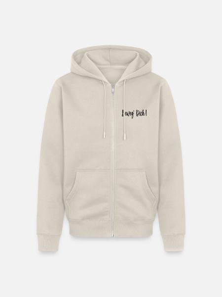 BEWEG DICH SPORT - Unisex Premium Bio Zip Hoodie - Beige