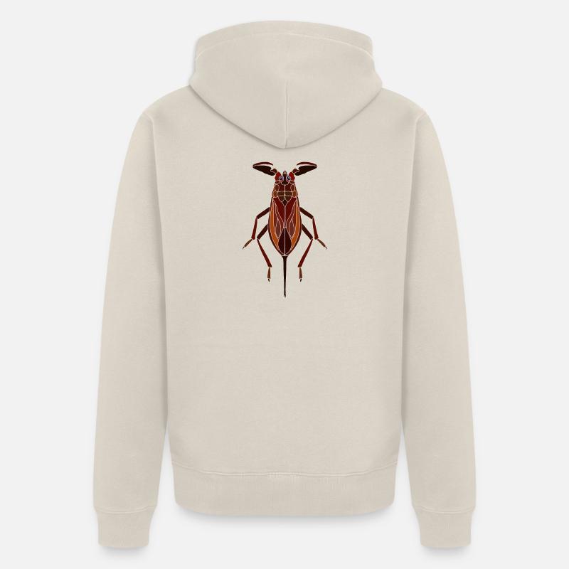 scorpion d'eau - Veste à capuche bio Premium Unisexe - beige