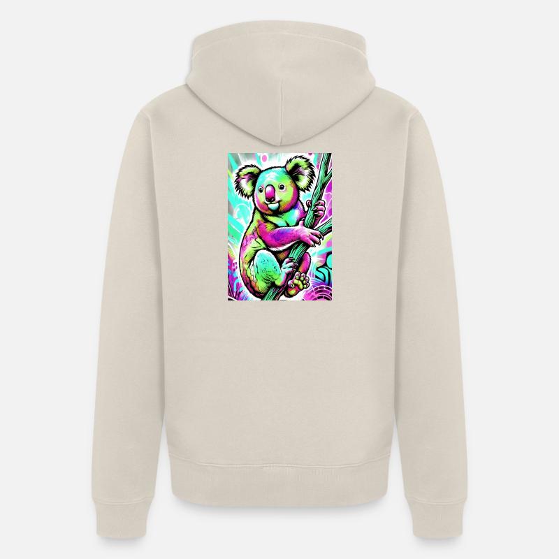 Koala - Veste à capuche bio Premium Unisexe - beige
