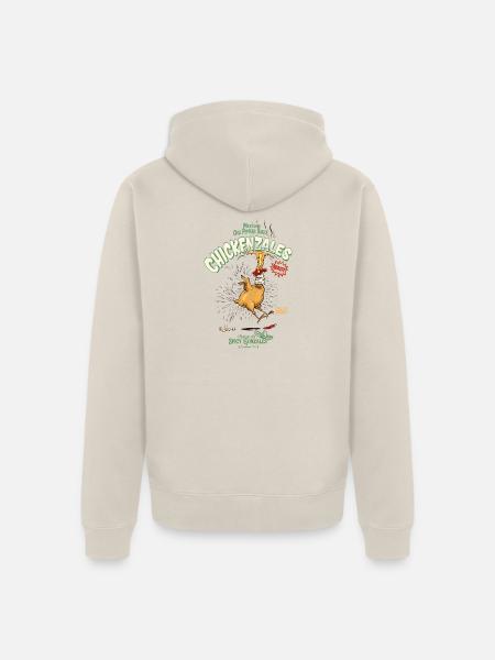 Chickenzales Chili Epic Sauce - Unisex Premium Bio Zip Hoodie - Beige