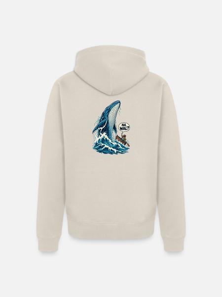 Na Wal - Unisex Premium Bio Zip Hoodie - Beige
