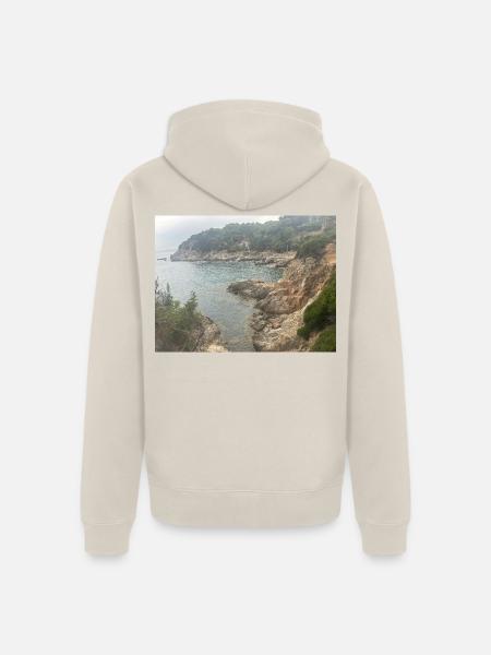 IMG_9562mar - Unisex Premium Bio Zip Hoodie - Beige