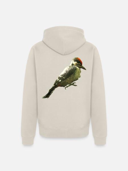 Buntspecht - Unisex Premium Bio Zip Hoodie - Beige