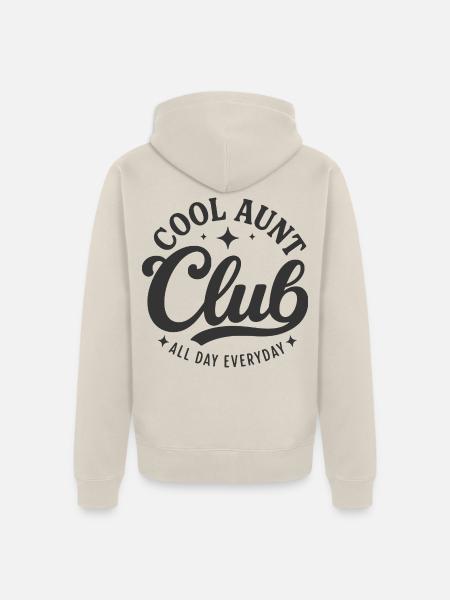 Cool Aunt Club - Unisex Premium Bio Zip Hoodie - Beige