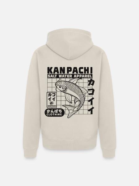 Kanpachi Salzwasser Apparel - Unisex Premium Bio Zip Hoodie - Beige