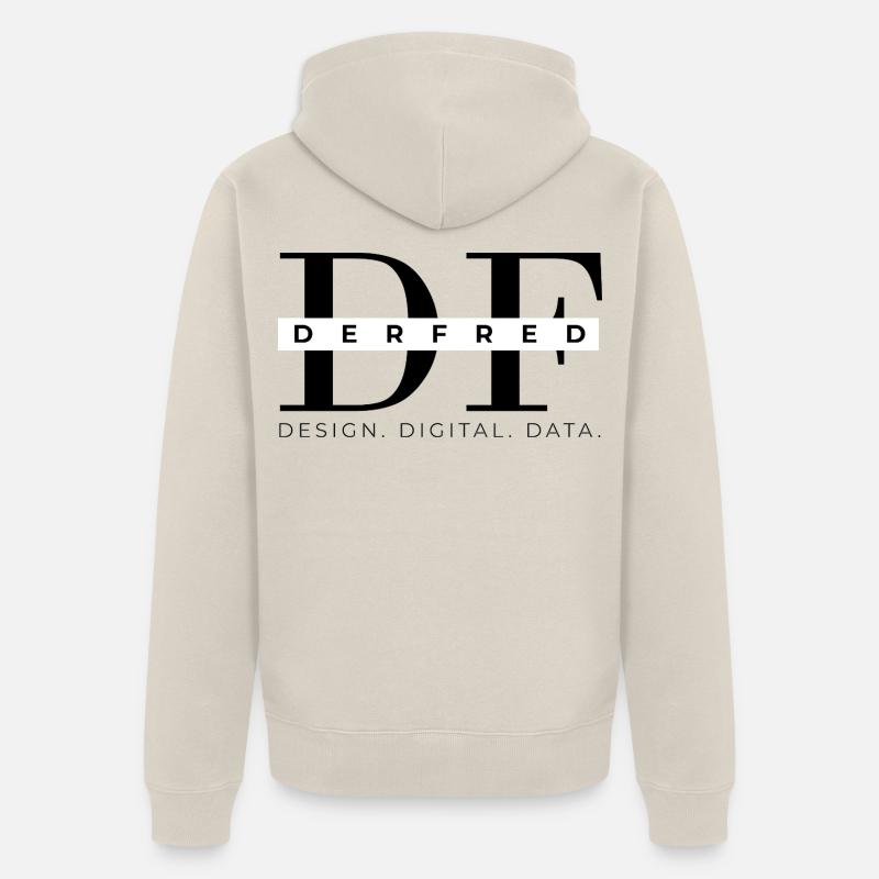 #derfred - Veste à capuche bio Premium Unisexe - beige
