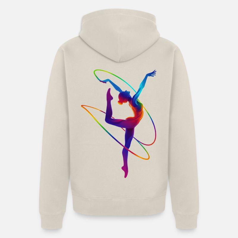 Danser - Veste à capuche bio Premium Unisexe - beige