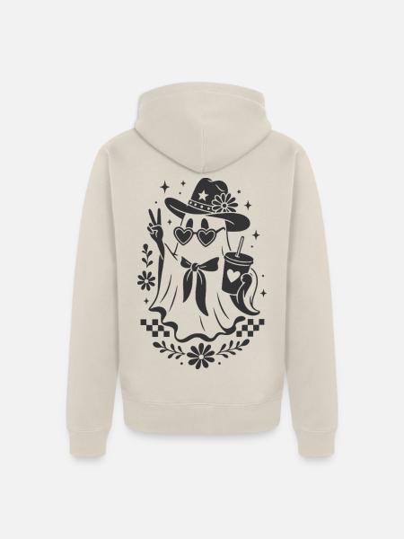 Cowgirl Geist - Unisex Premium Bio Zip Hoodie - Beige