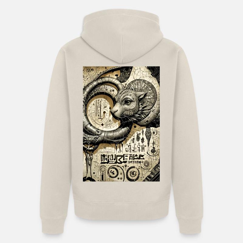 Patch 11 - Veste à capuche bio Premium Unisexe - beige