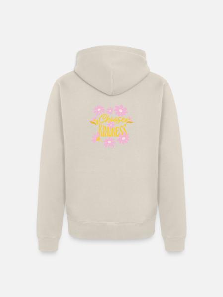 Choose Kindness - Unisex Premium Bio Zip Hoodie - Beige
