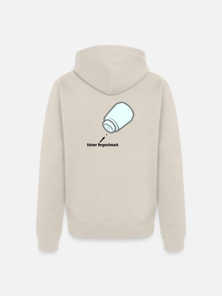 kleiner Vorgeschmack - Unisex Premium Bio Zip Hoodie - Beige