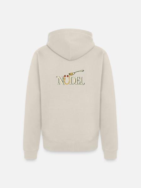 Nudelwort - Unisex Premium Bio Zip Hoodie - Beige