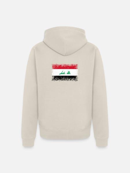 Irak - Unisex Premium Bio Zip Hoodie - Beige