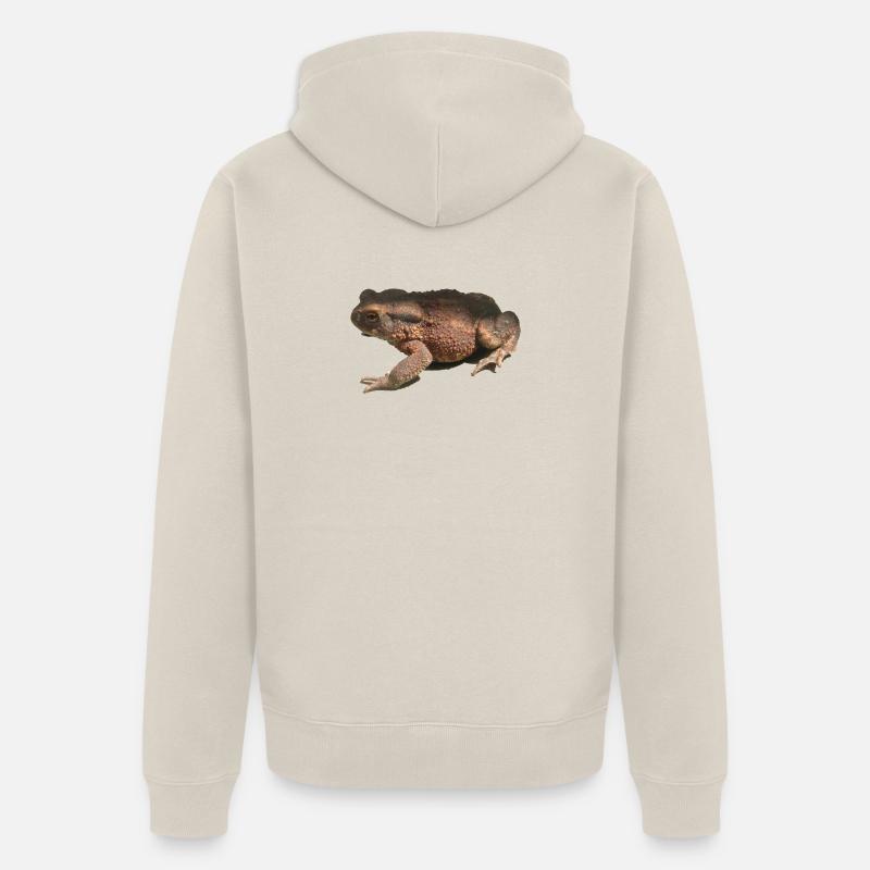 crapaud - Veste à capuche bio Premium Unisexe - beige