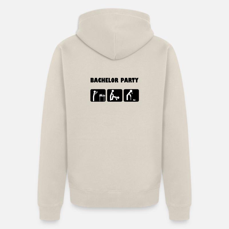 Célébration du baccalauréat - Veste à capuche bio Premium Unisexe - beige