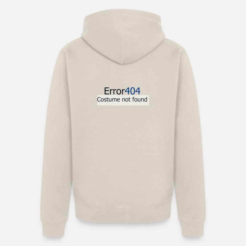 Error 404 - Veste à capuche bio Premium Unisexe - beige
