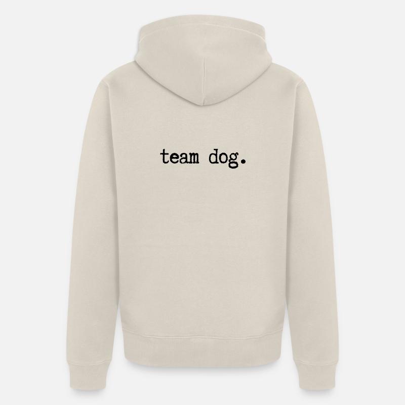 Équipe Dog - Veste à capuche bio Premium Unisexe - beige