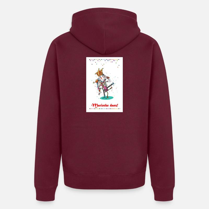Karneval in Köln Unisex Premium Bio Zip Hoodie