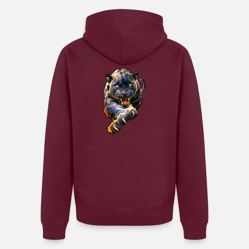 Toller Panther Unisex Premium Bio Zip Hoodie