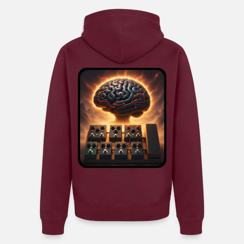 ATOMIC PEDALBOARD - sound & vision Unisex Premium Organic Zip Hoodie