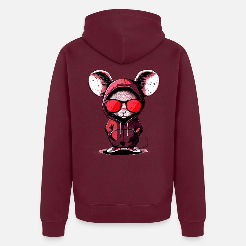cool design Unisex Premium Organic Zip Hoodie