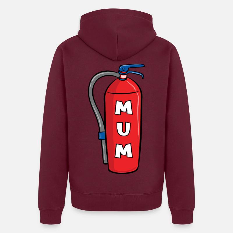 Maman extincteur Veste à capuche bio Premium Unisexe