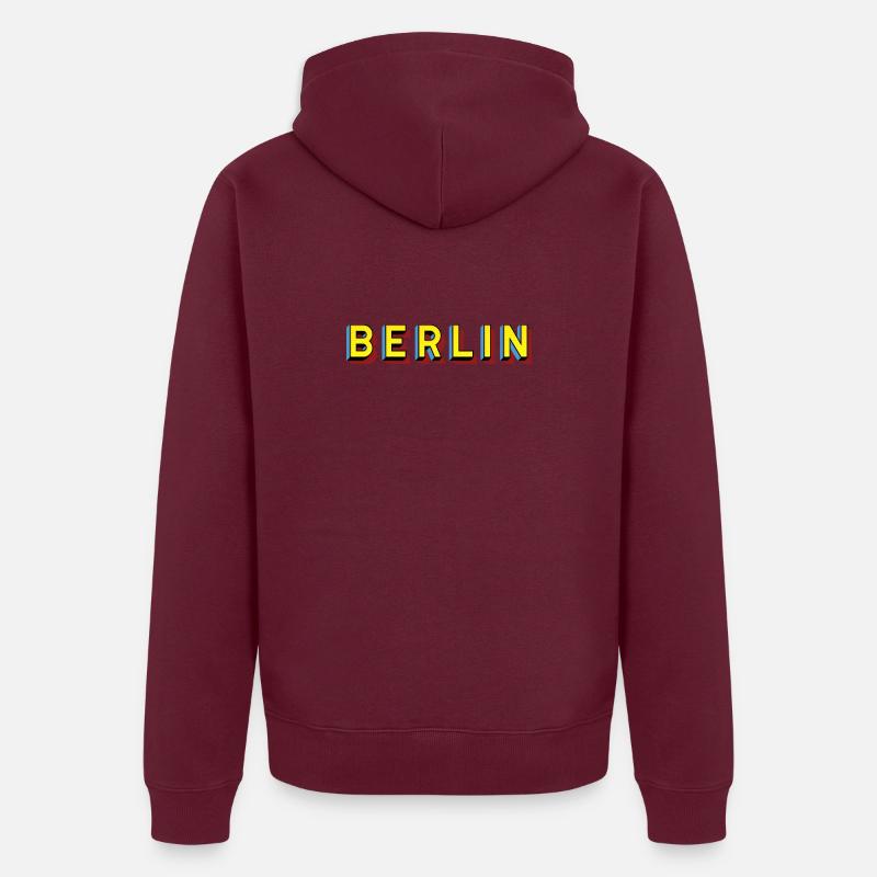 Berlin for Berliners Unisex Premium Organic Zip Hoodie