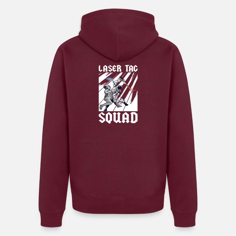 Laser Tag Squad Veste à capuche bio Premium Unisexe
