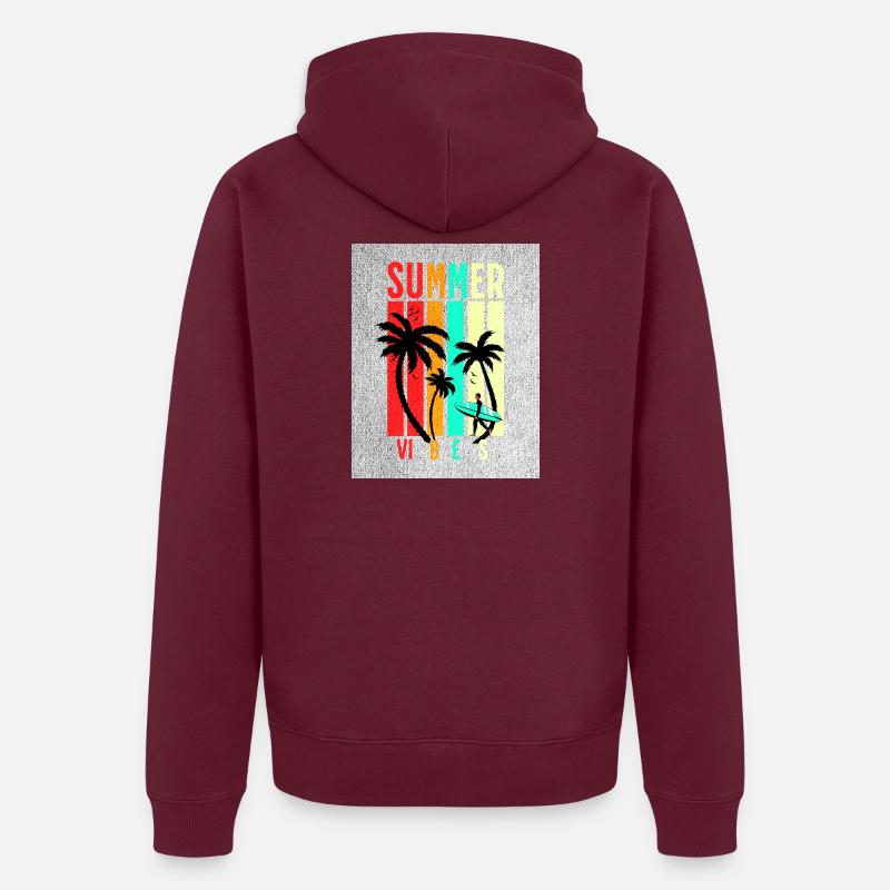 Vibez d’été Veste à capuche bio Premium Unisexe