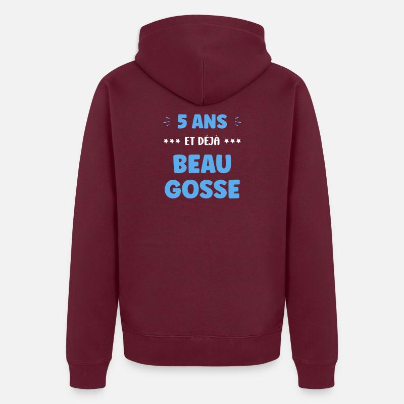 5 years Unisex Premium Organic Zip Hoodie