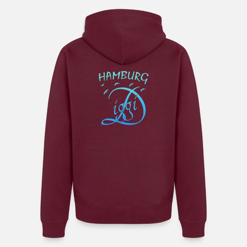 Anker Hamburg Diggi Veste à capuche bio Premium Unisexe