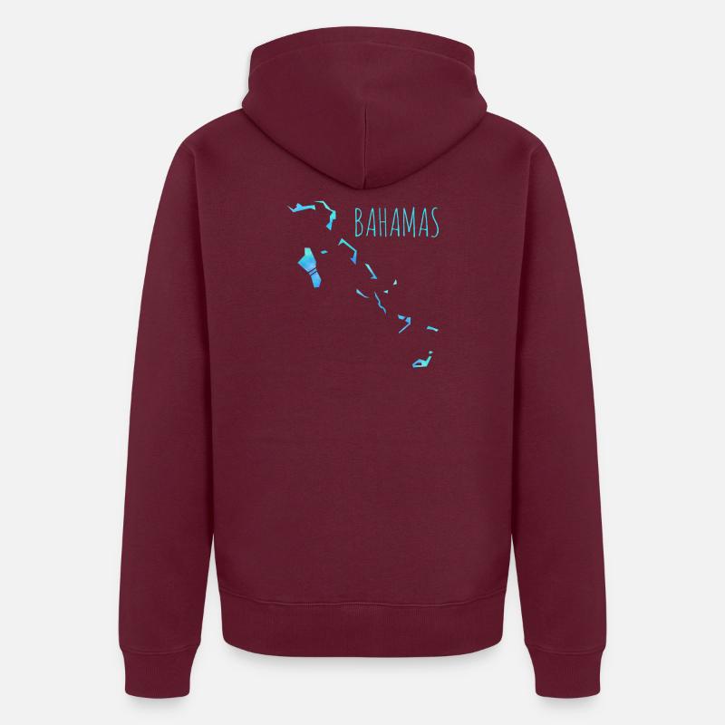 Bahamas Unisex Premium Organic Zip Hoodie