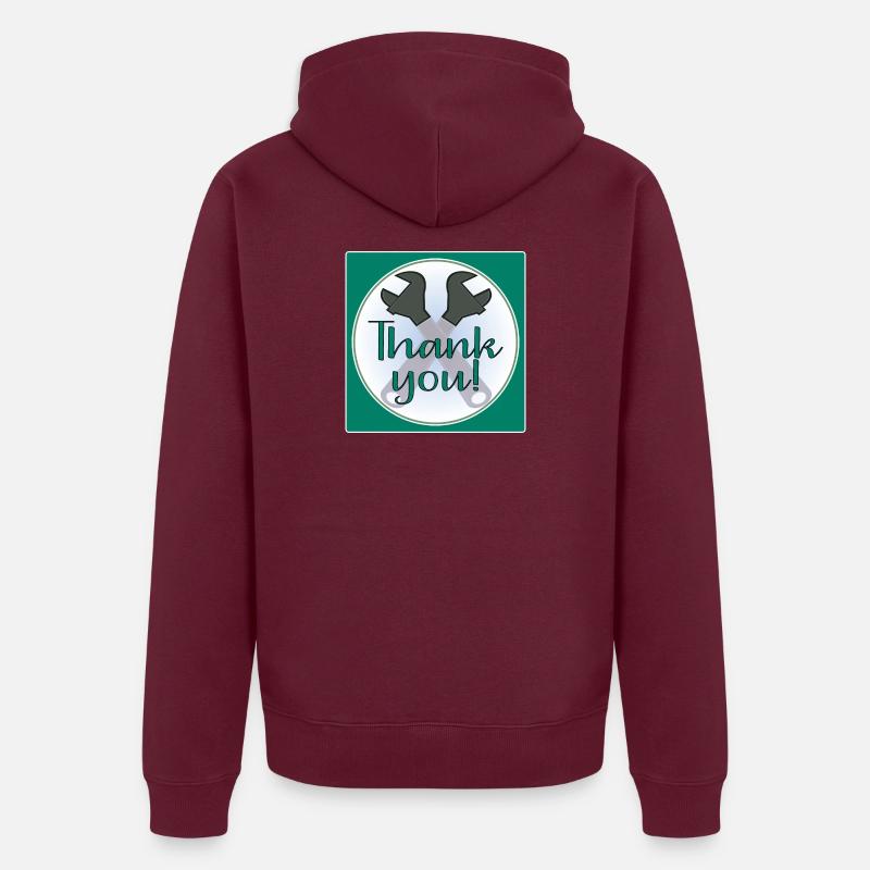 MERCI ARTISAN - PINCES Veste à capuche bio Premium Unisexe
