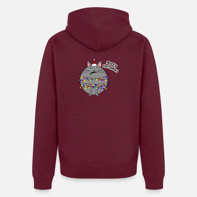 Joyeux Noël Veste à capuche bio Premium Unisexe