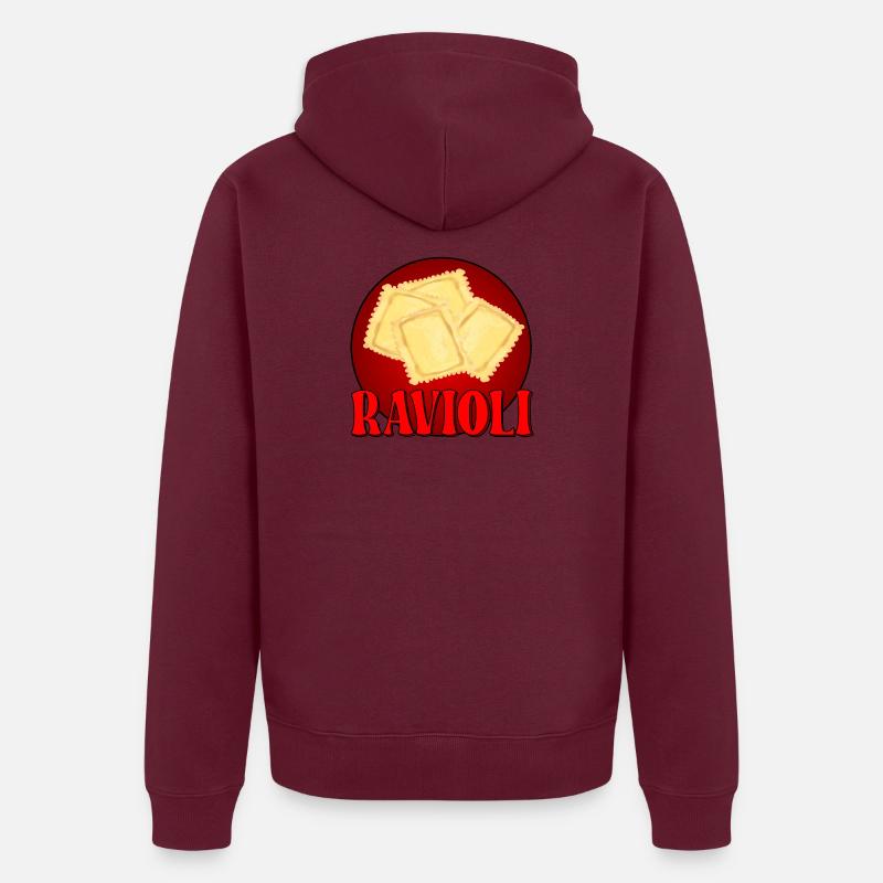 RAVIOLI PASTA - ITALY Unisex Premium Organic Zip Hoodie