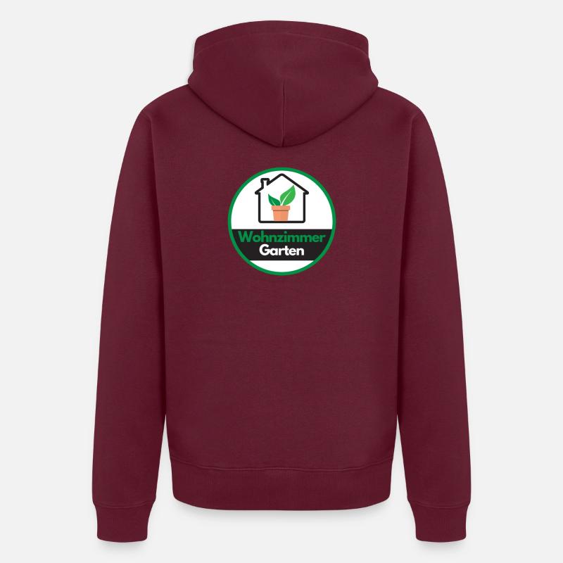 Félix Kempin - Veste à capuche bio Premium Unisexe - bourgogne