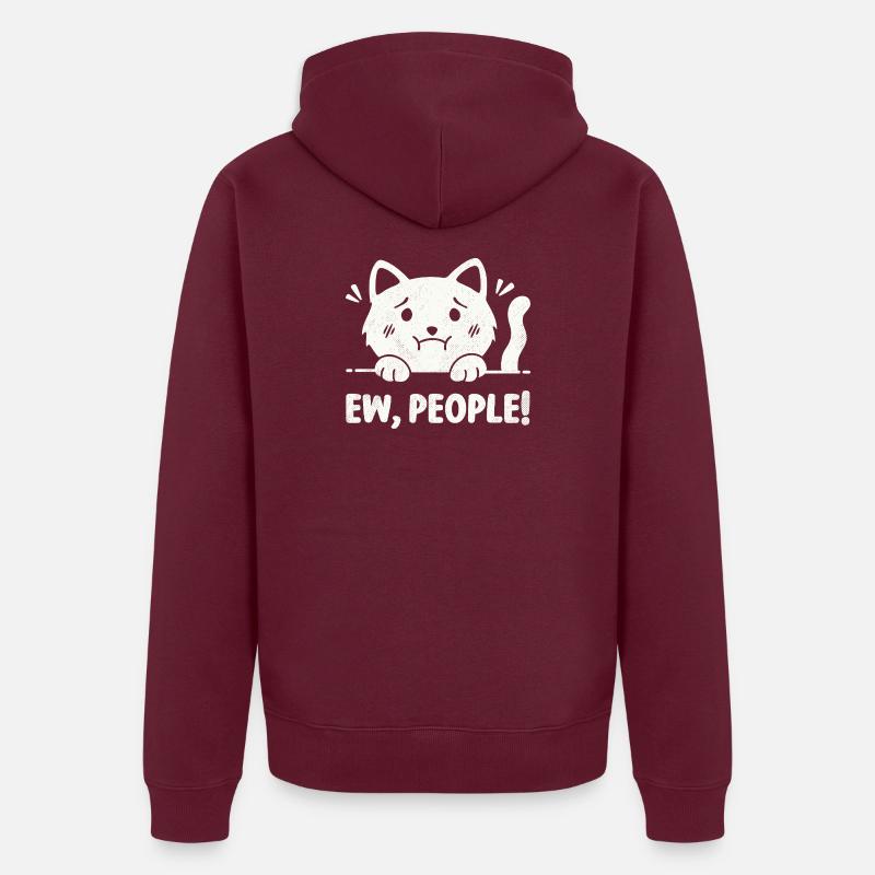 Igitt, Leute! Unisex Premium Bio Zip Hoodie