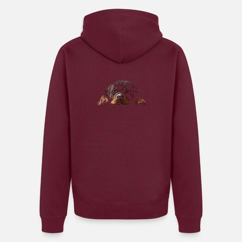Rottweiler Veste à capuche bio Premium Unisexe