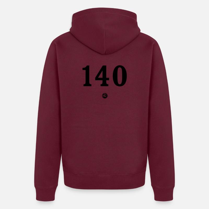 RG-1402 - Veste à capuche bio Premium Unisexe - bourgogne