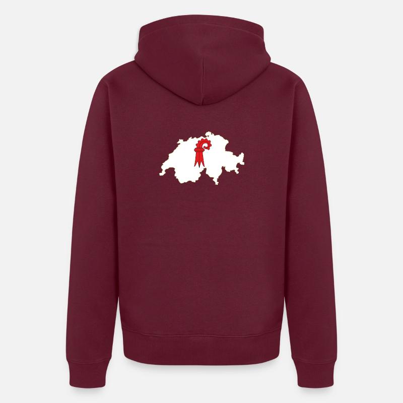 Basel-Landschaft, Schweiz Unisex Premium Bio Zip Hoodie