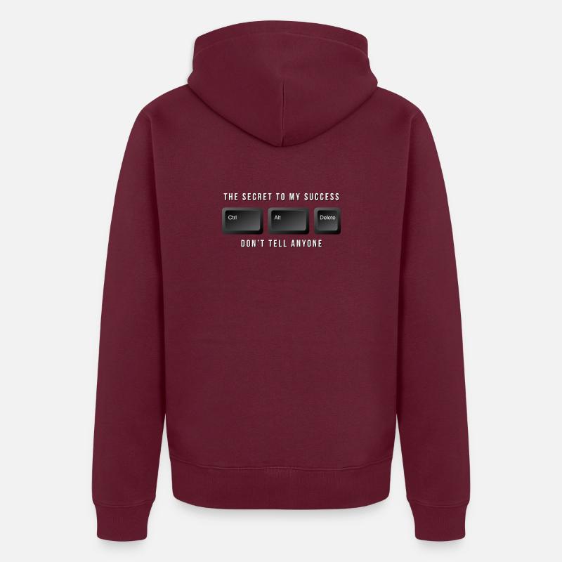 Technischer Support oder IT-Mitarbeiter oder -Mädel Unisex Premium Bio Zip Hoodie
