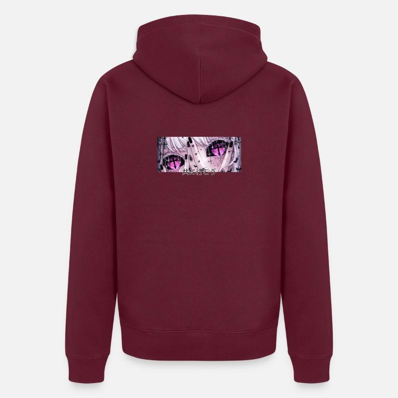 Viens, viens avec moi - Veste à capuche bio Premium Unisexe - bourgogne