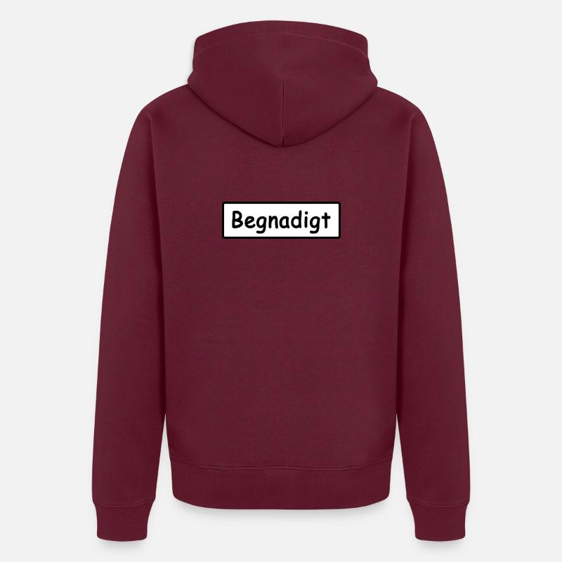 Retro Kostüm Panzerknacker Opa Karneval JGA Unisex Premium Bio Zip Hoodie