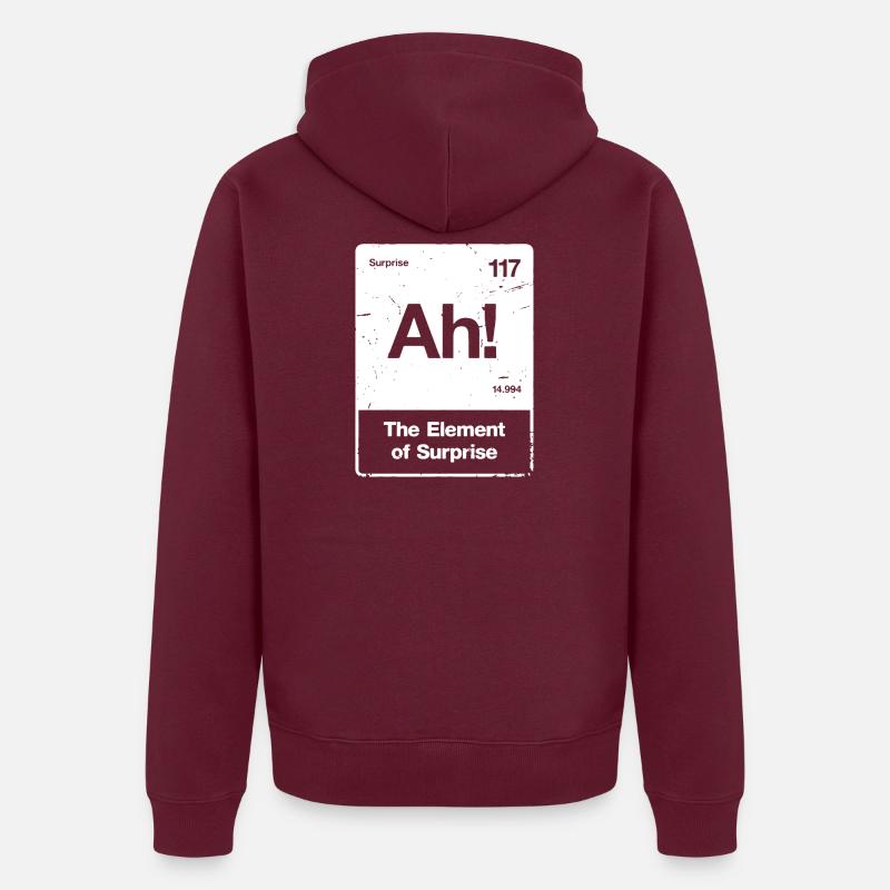 Ah! Element Überraschung Unisex Premium Bio Zip Hoodie