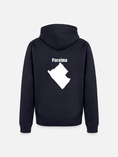 Pacoima - Unisex Premium Bio Zip Hoodie - Navy