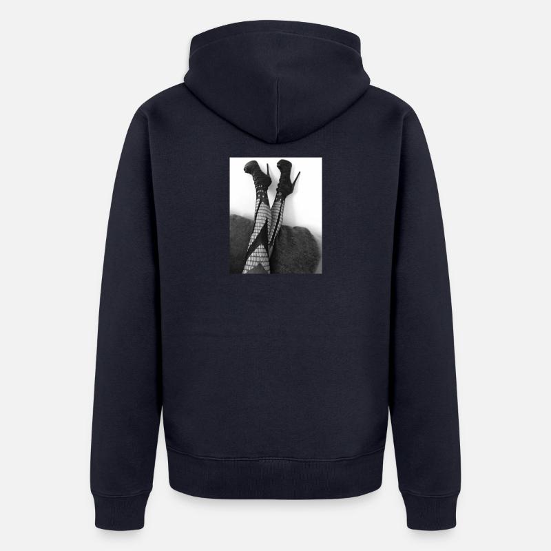7E6FB826 AD47 4463 A545 90E6508F6BF1 - Unisex Premium Bio Zip Hoodie - Navy