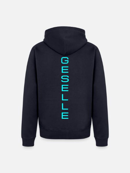 Geselle Ausbildung Lehre - Unisex Premium Bio Zip Hoodie - Navy